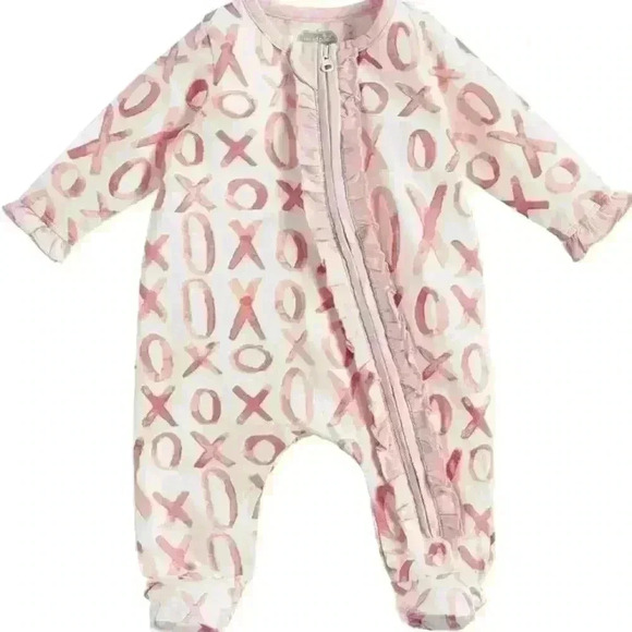 Mudpie xoxo onesie size 0-3 months - Picture 1 of 2